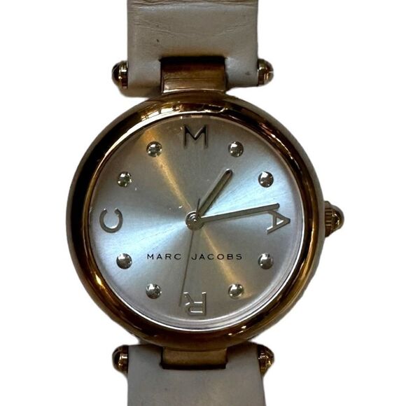 MARC BY MARC JACOBS MBM1464 Analog Rose Gold Tone Dial Blush Pink Round Face and - Picture 12 of 13